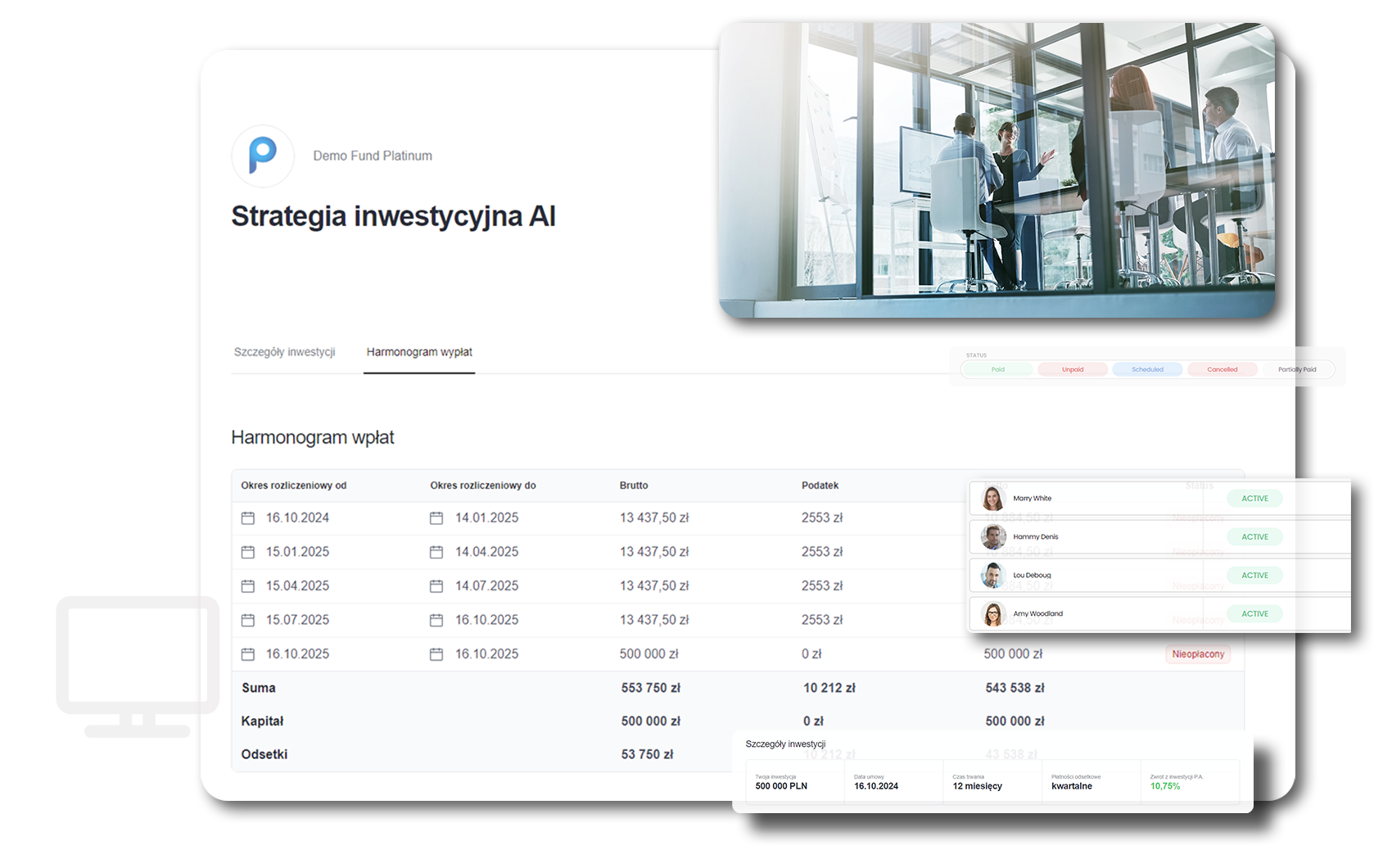 Product_Portal Inwestora w modelu white label